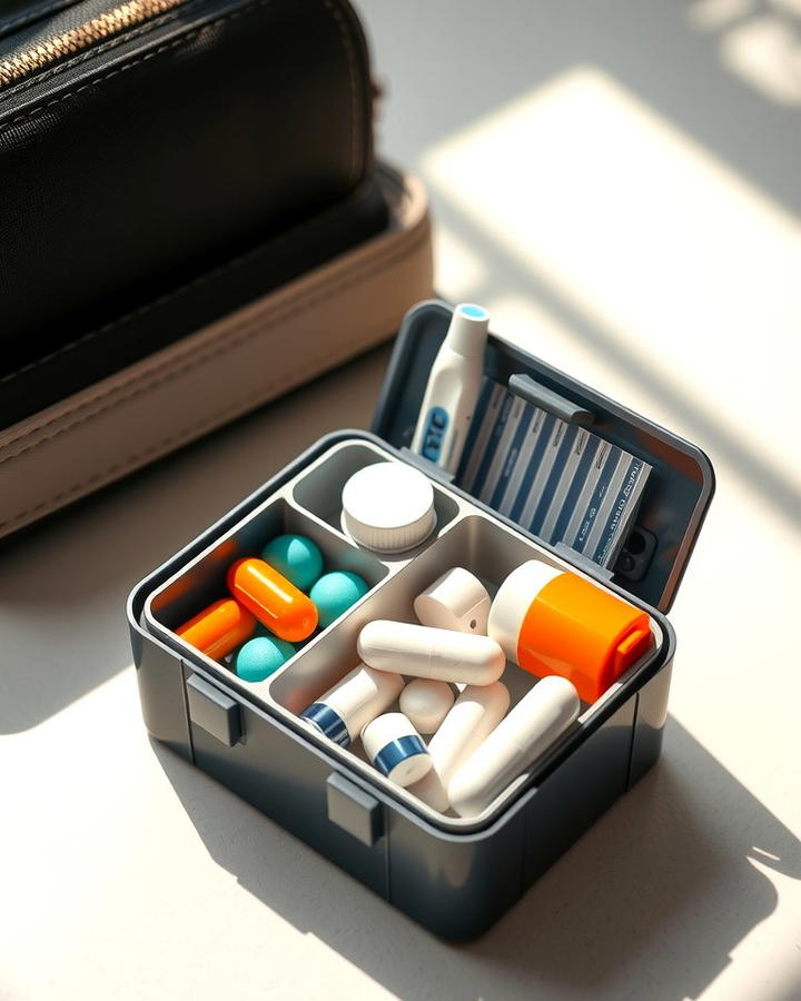 Keep a Travel Medicine Organizer