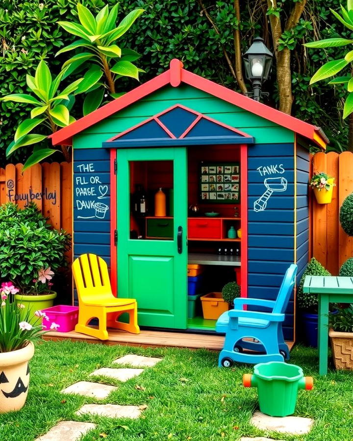 Kids Play Shed