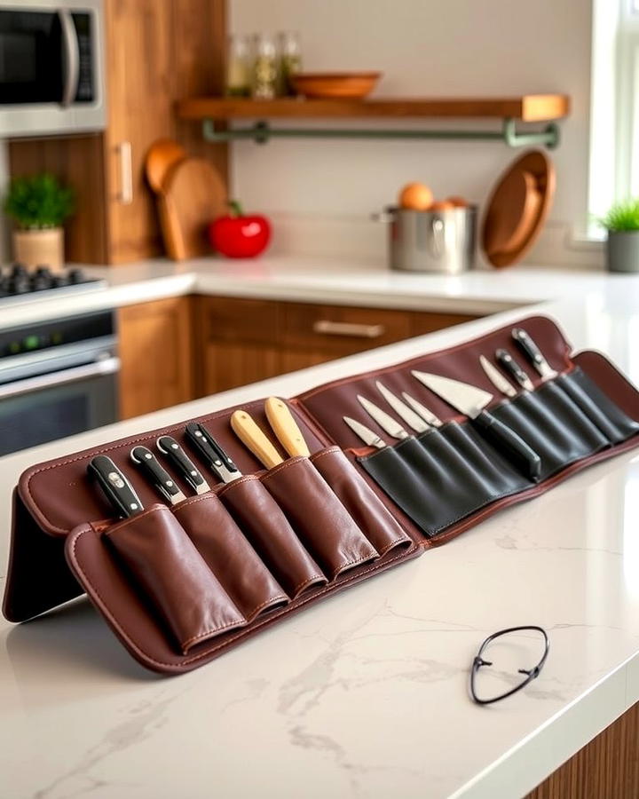 Knife Rolls for Portable Storage