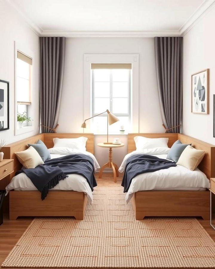L Shaped Beds for Shared Spaces