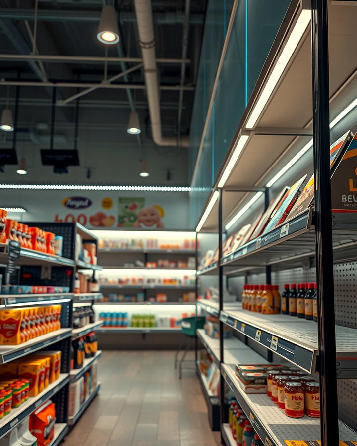 LED Strip Lighting for Shelves