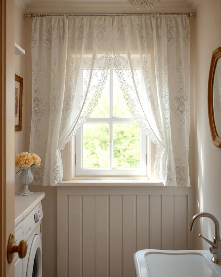 Lace Curtains for Vintage Charm