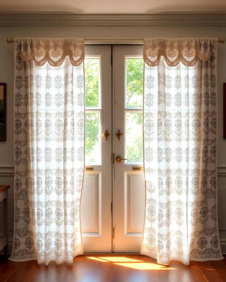 Lace Curtains for a Vintage Charm