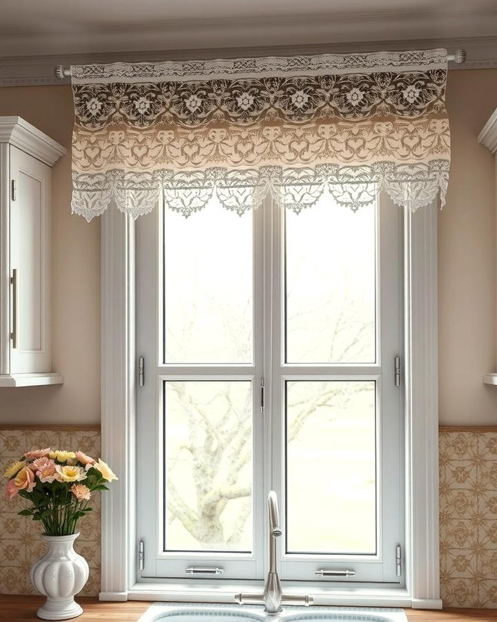 Lace Valances for Timeless Elegance