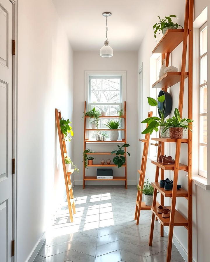 Ladder Shelves for a Stylish Display