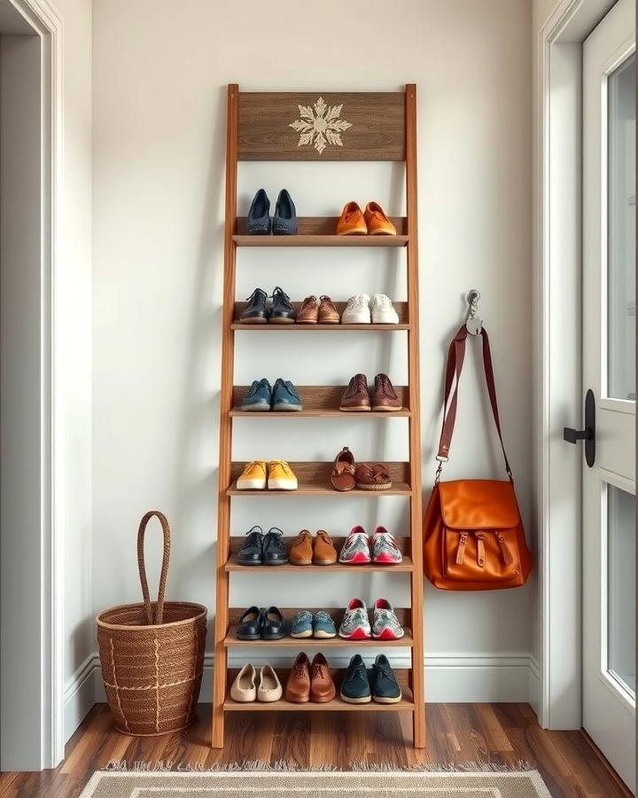 Ladder Shoe Shelf