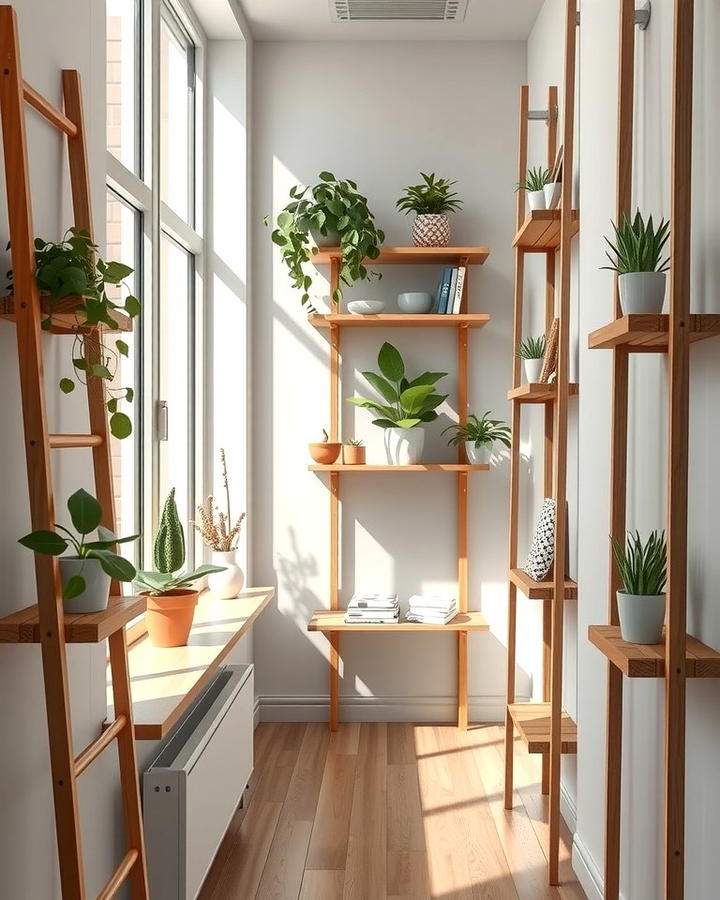 Ladder Style Shelves