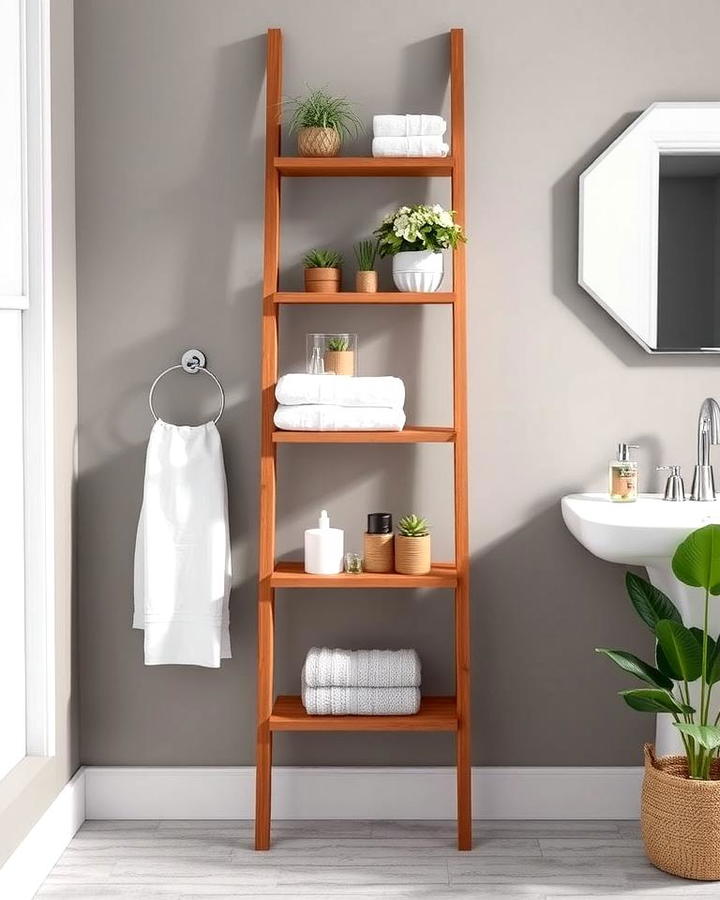 Ladder Style Shelves