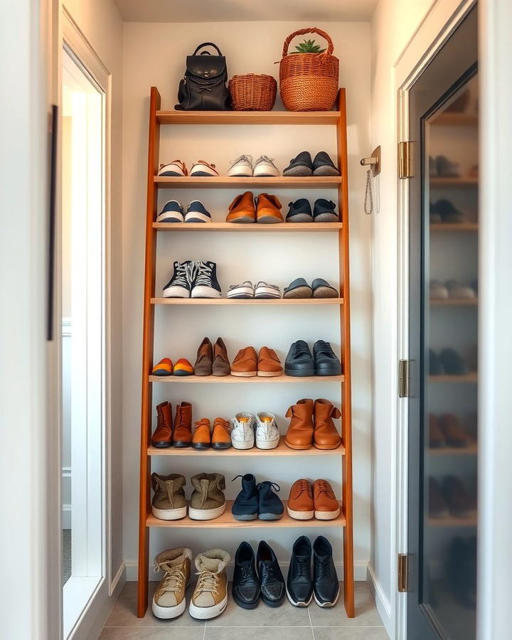 Ladder Style Shoe Rack