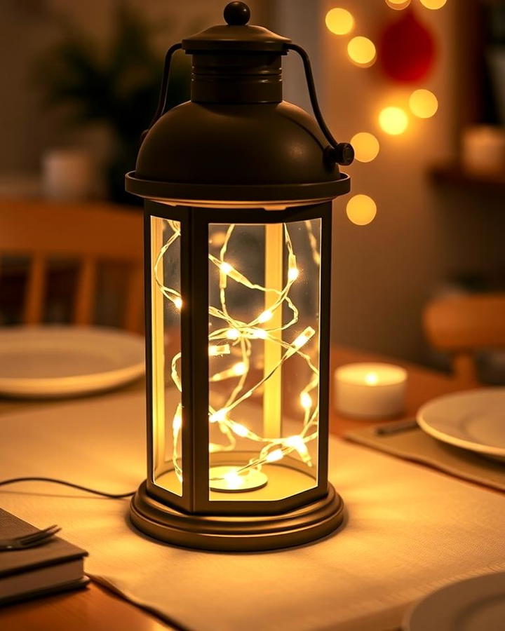 Lanterns with LED String Lights for Safety