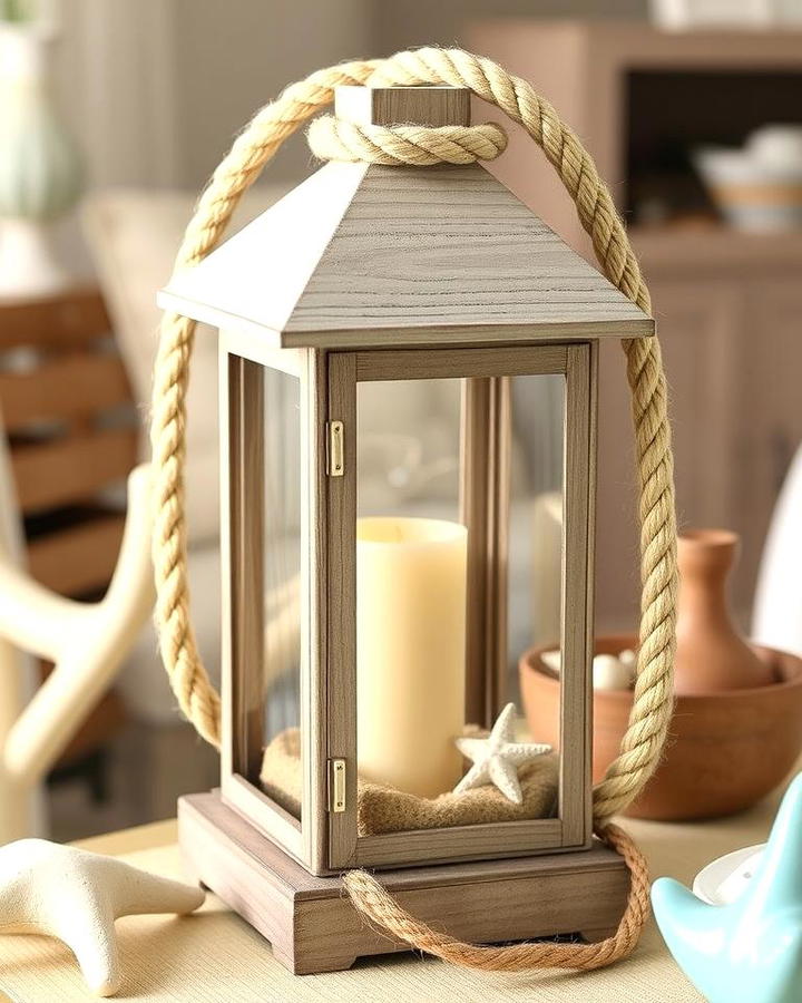 Lanterns with Rustic Rope Handles