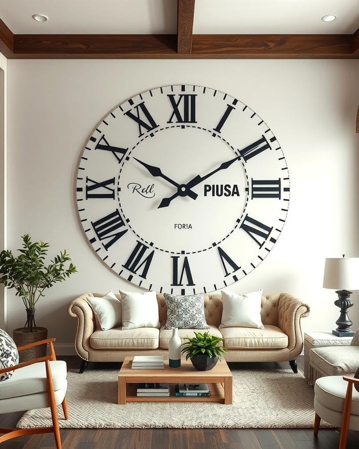 Large Clock Art