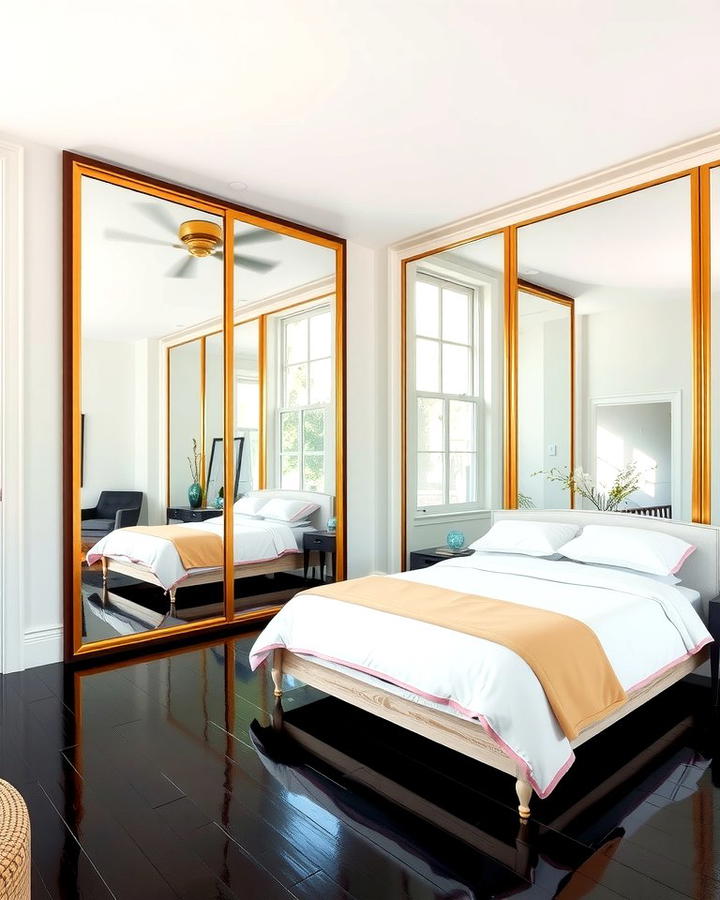 Large Mirrors to Enhance Space