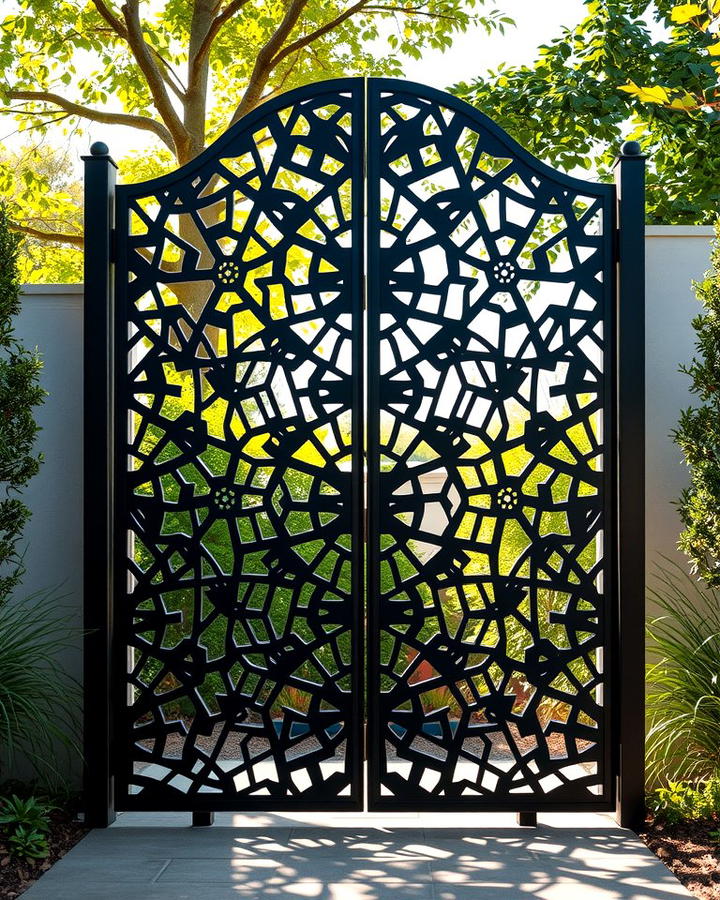 Laser Cut Metal Gate 2