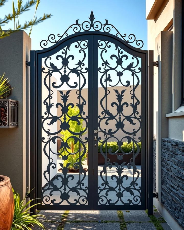 Laser Cut Metal Gate