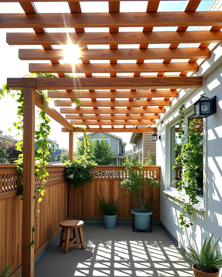 Lattice Roof Pergola