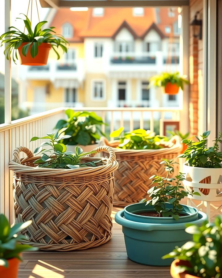 Laundry Basket Garden Beds