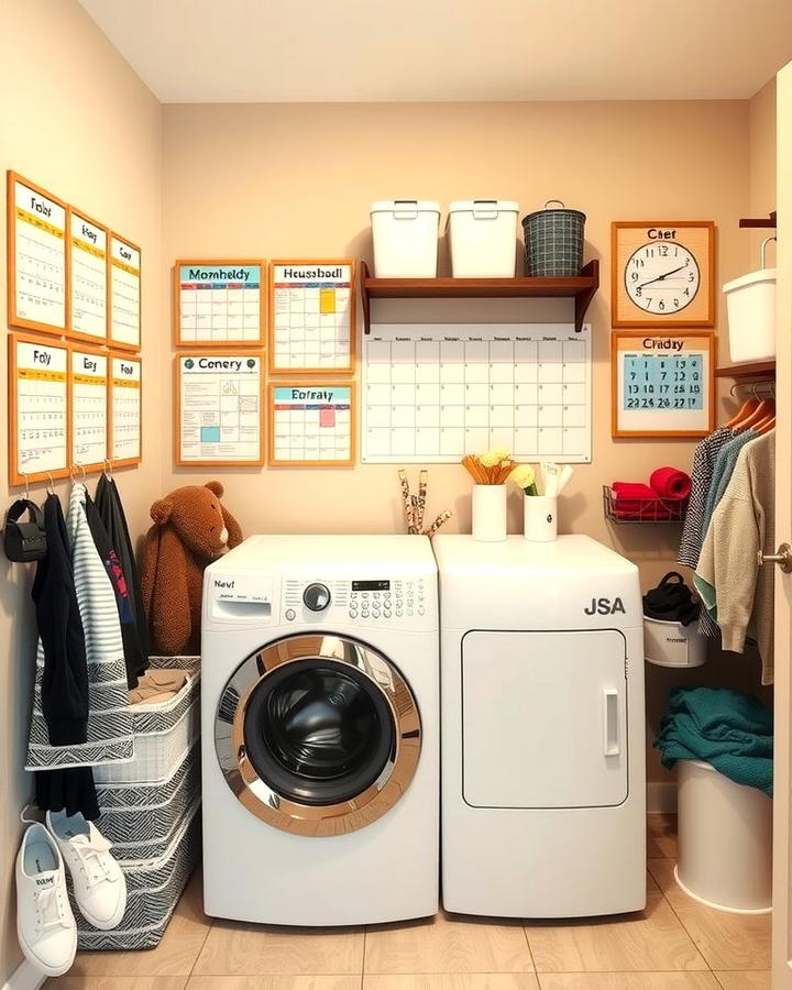 Laundry Room Command Center