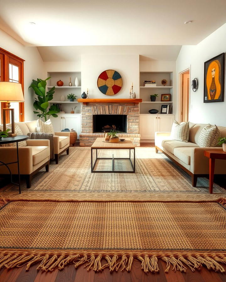 Layer with Textured Rugs