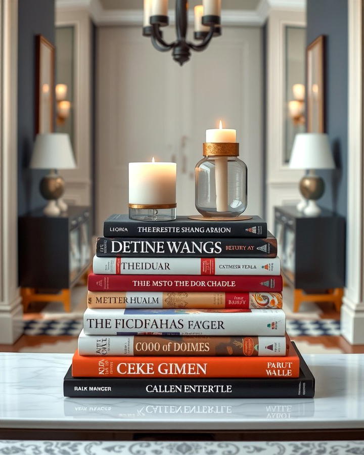 Layered Books for a Sophisticated Look