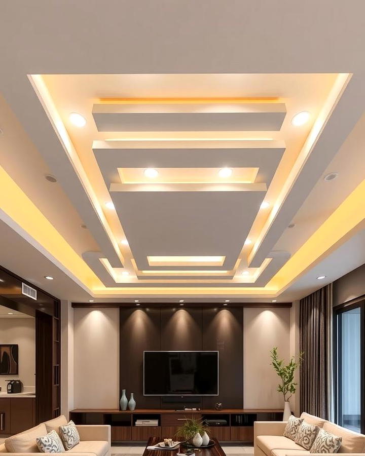 Layered Ceiling Design