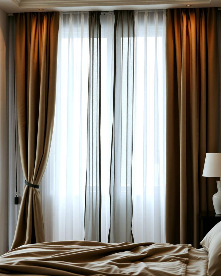 Layered Curtains for Versatility