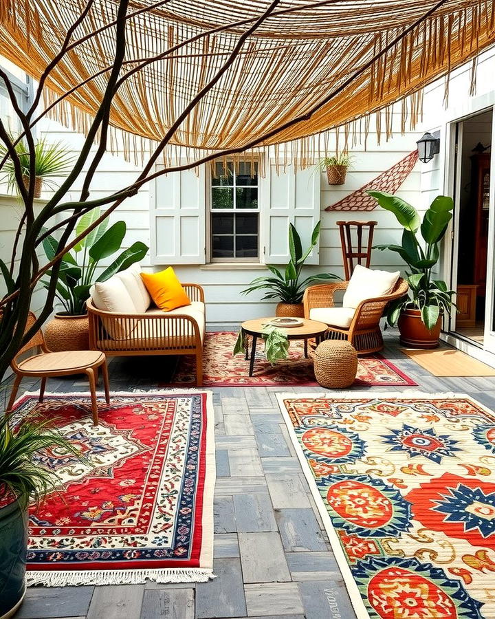 Layered Outdoor Rugs