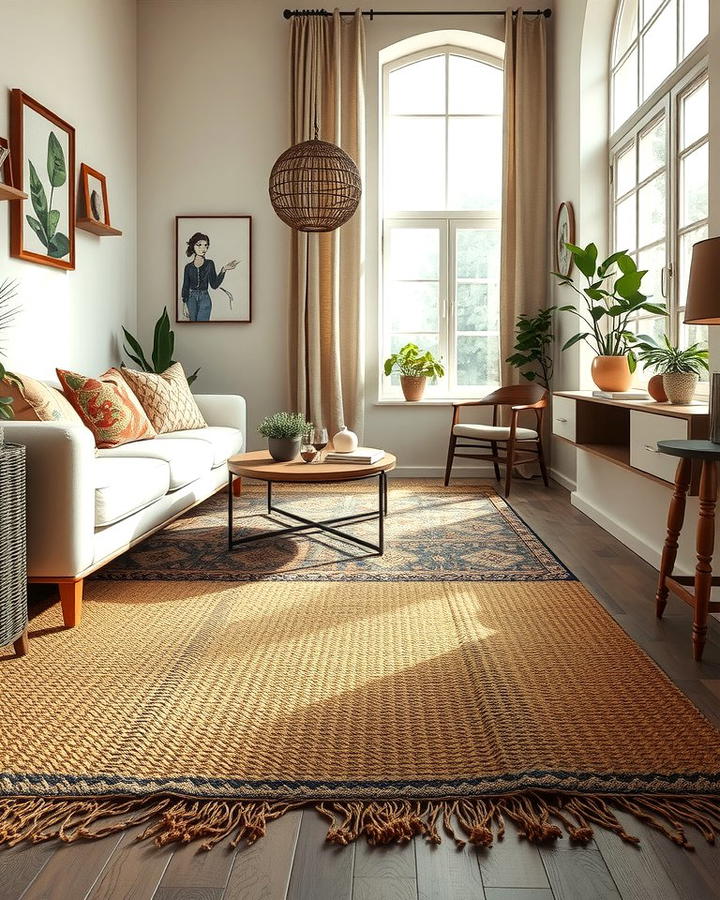 Layered Rugs for Depth