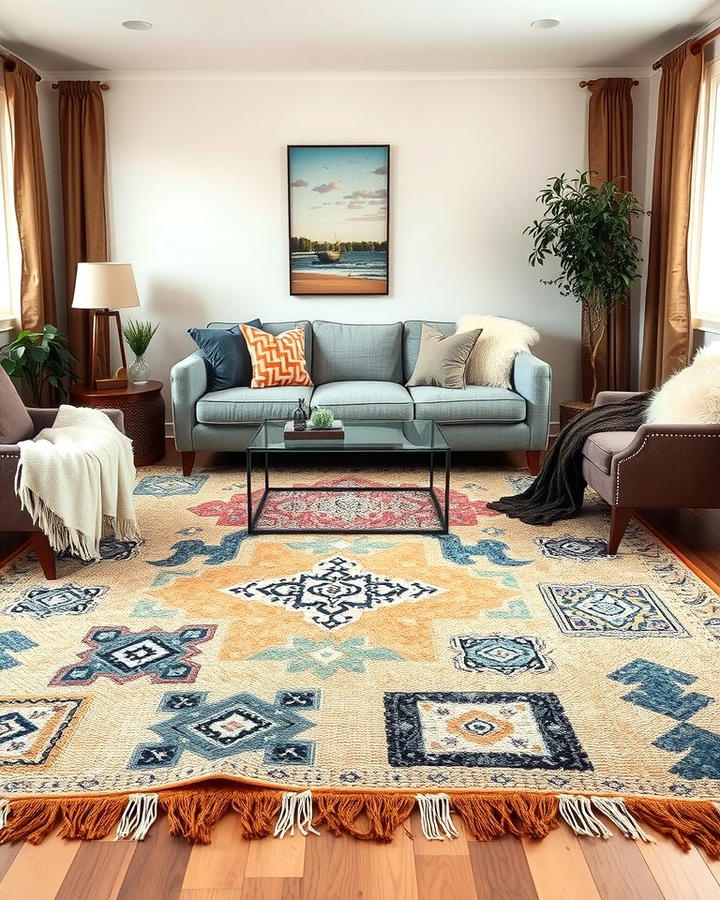 Layered Rugs for Texture