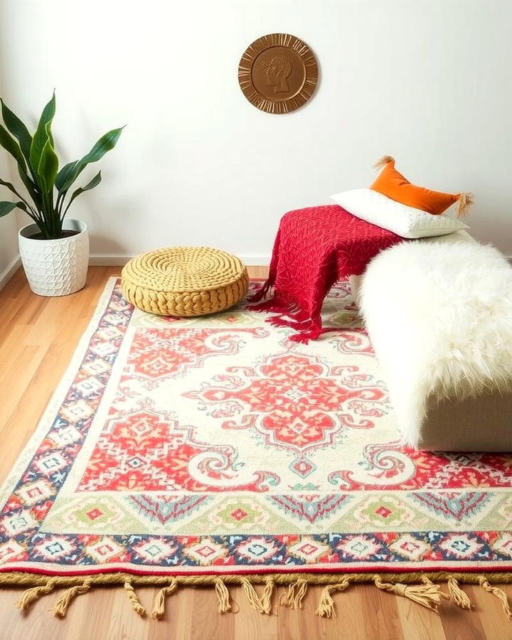 Layered Rugs for Texture and Warmth