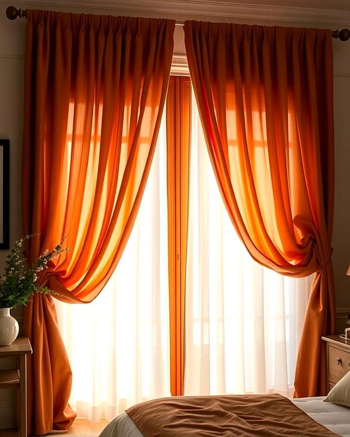 Layered Rust Curtains