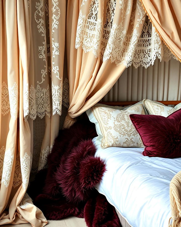 Layered Textures and Fabrics Bedroom