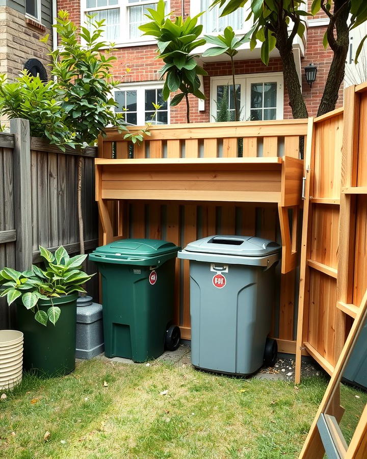 Lean To Garbage Storage