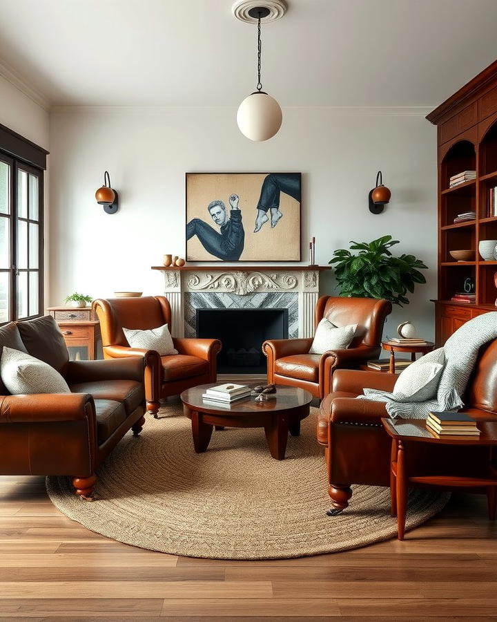 Leather Armchairs