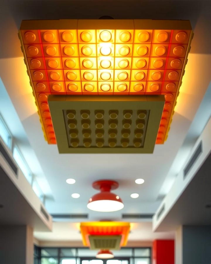 Lego Brick Ceiling Light