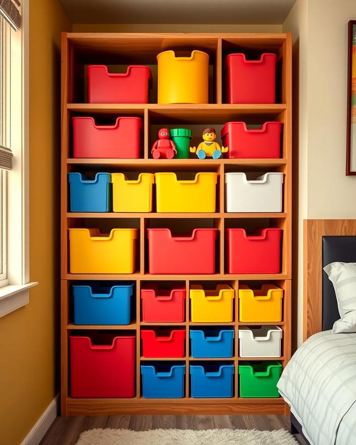 Lego Brick Inspired Storage Units