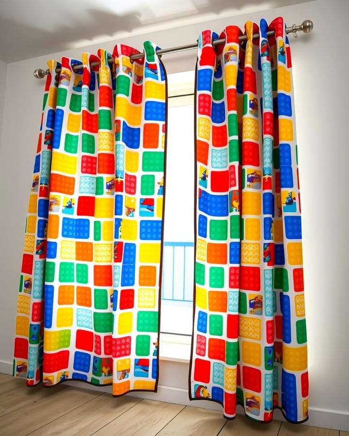 Lego Themed Curtains