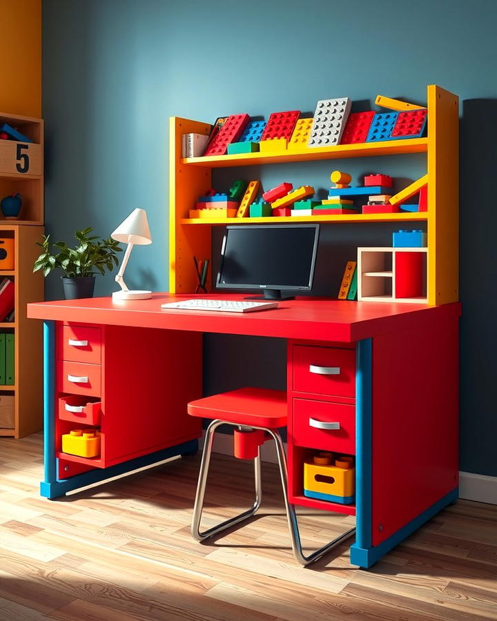 Lego Themed Study Desk 2