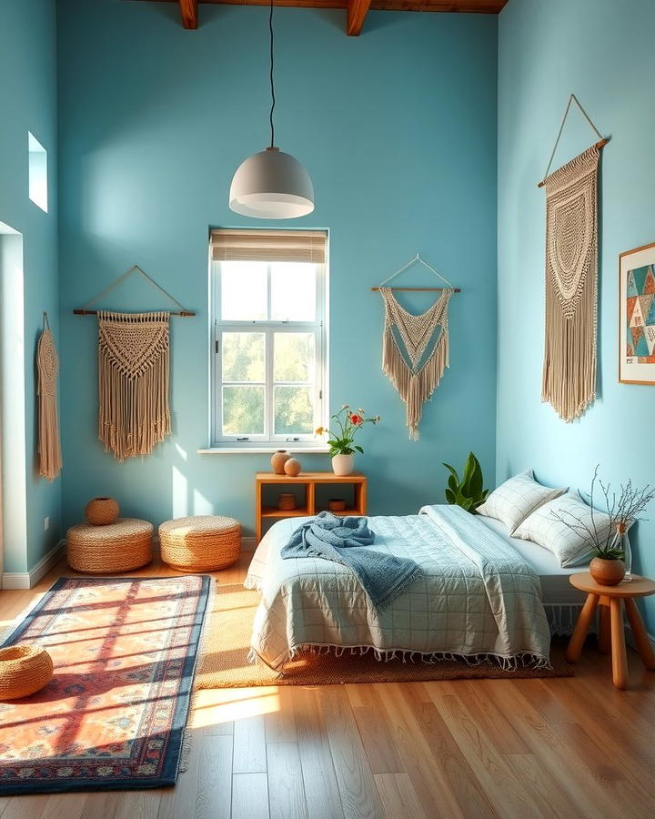 Light Blue Boho Retreat