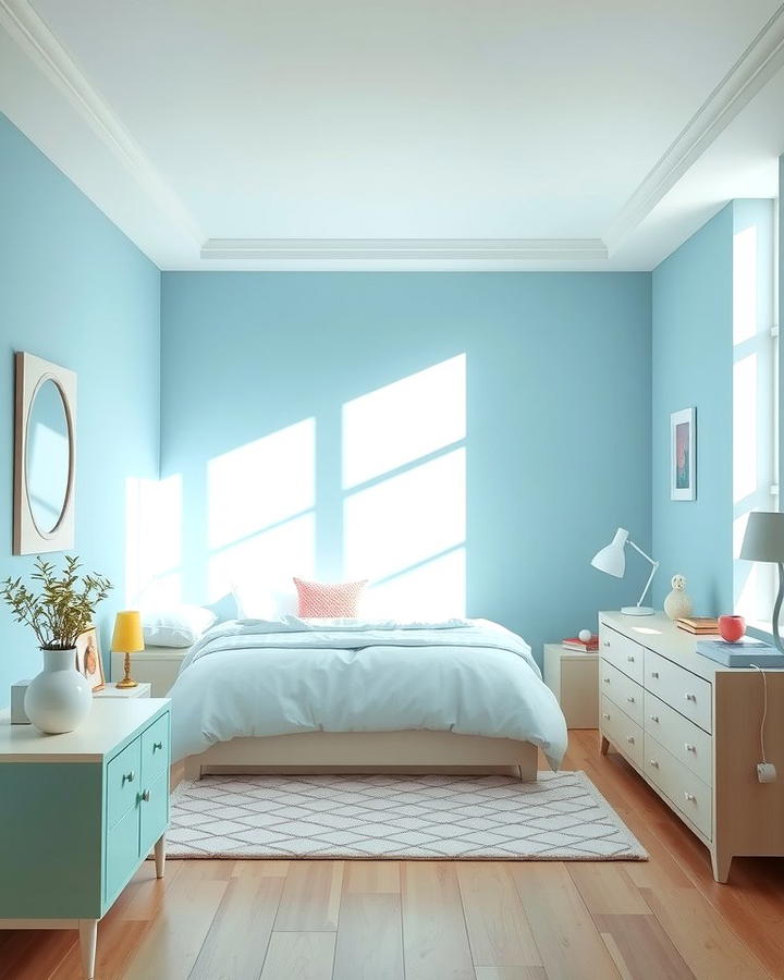 Light Blue and Pastel Pairing