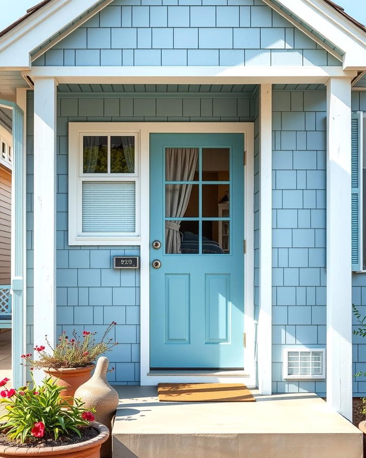 Light Blue with Shingle Siding Details