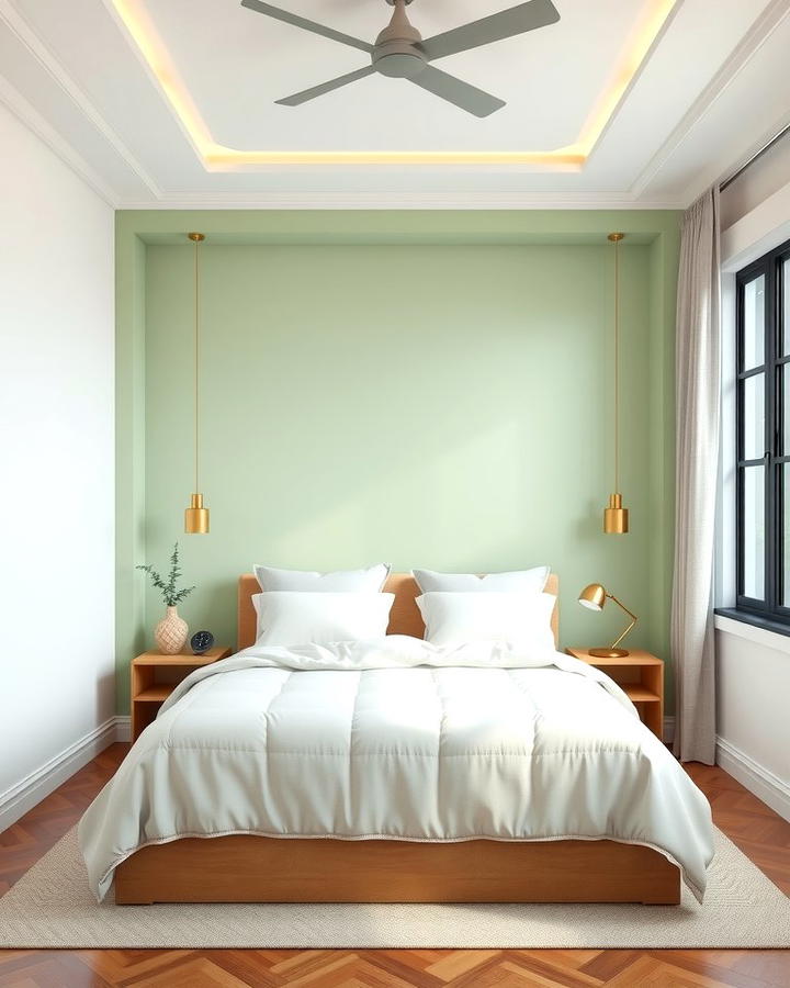 Light Green Feature Wall