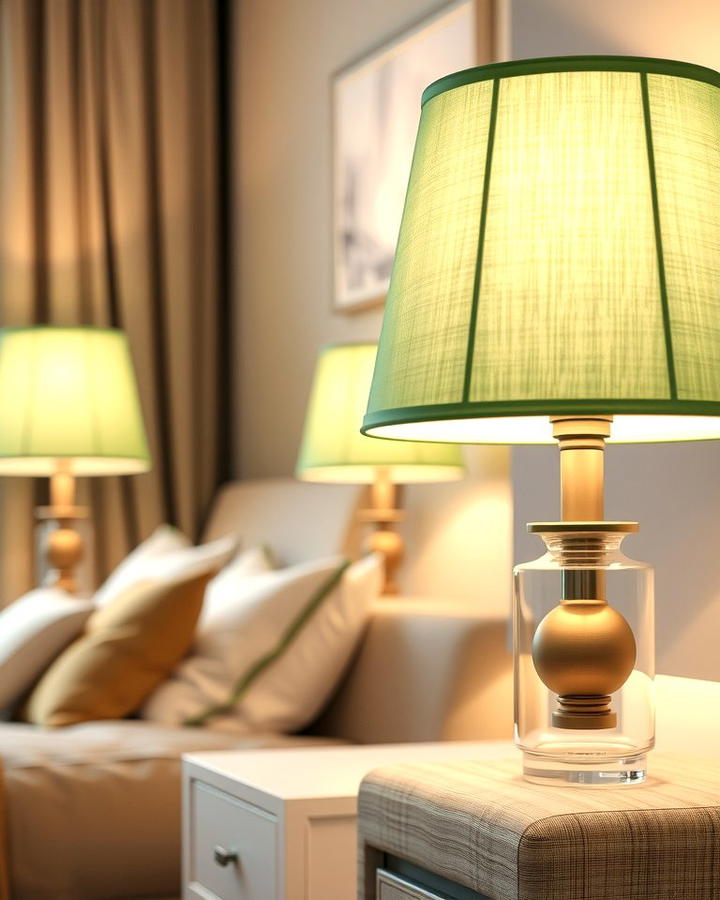 Light Green Lampshades