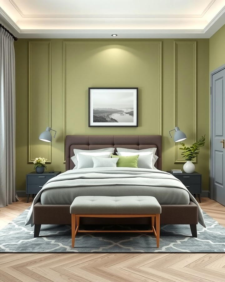 Light Green and Gray Combination