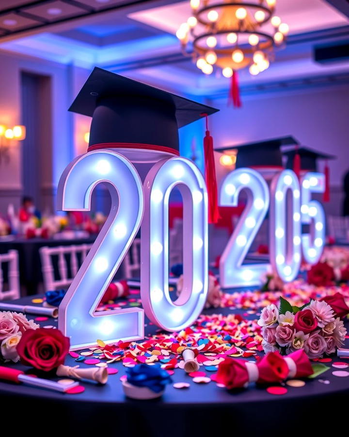 Light Up Graduation Numbers