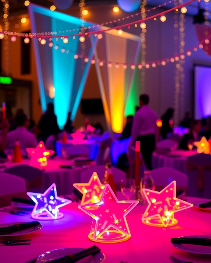 Light Up LED Centerpieces