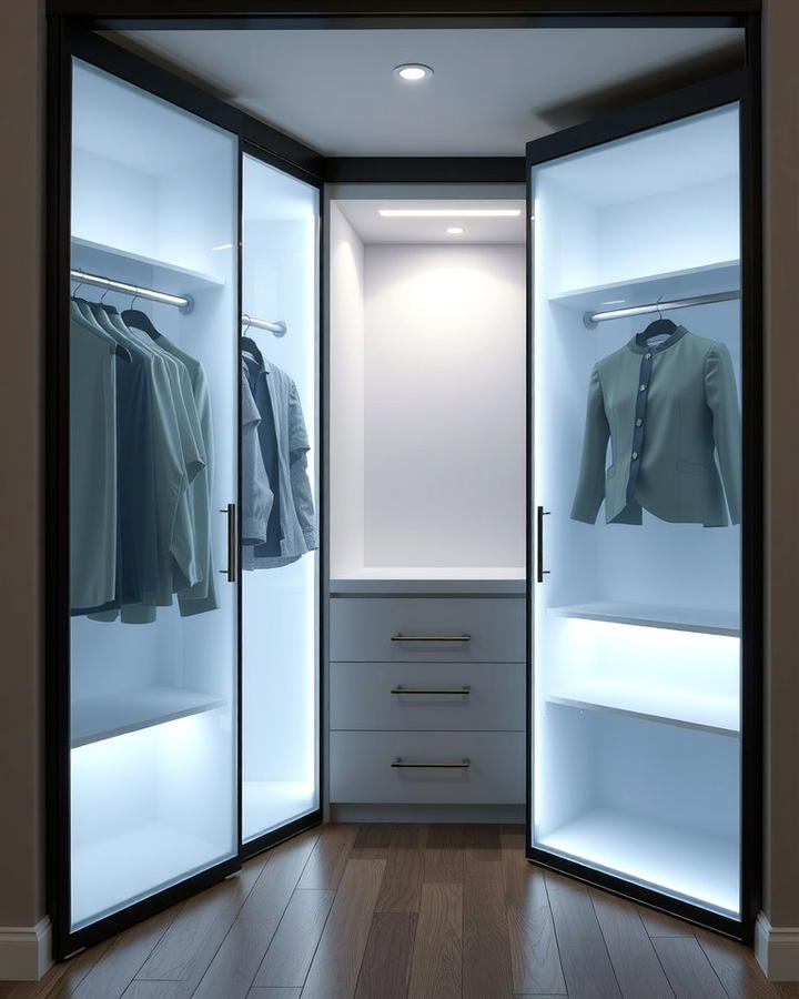 Lighted Closet Doors