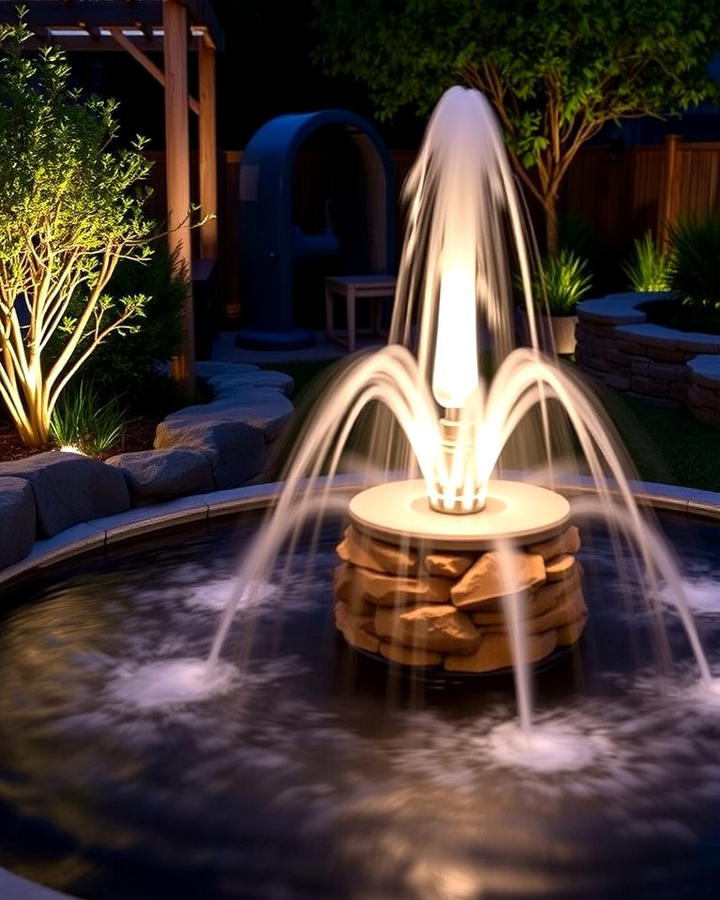 Lighted Fountain