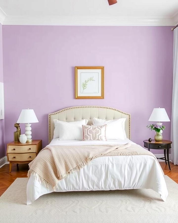 Lilac Accent Wall