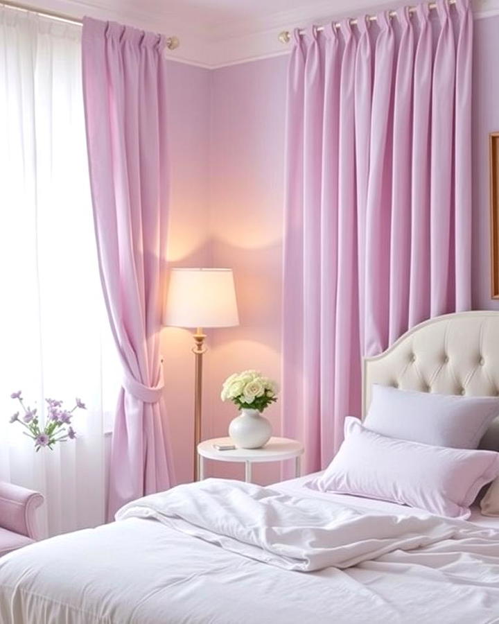 Lilac Curtains for a Soft Touch